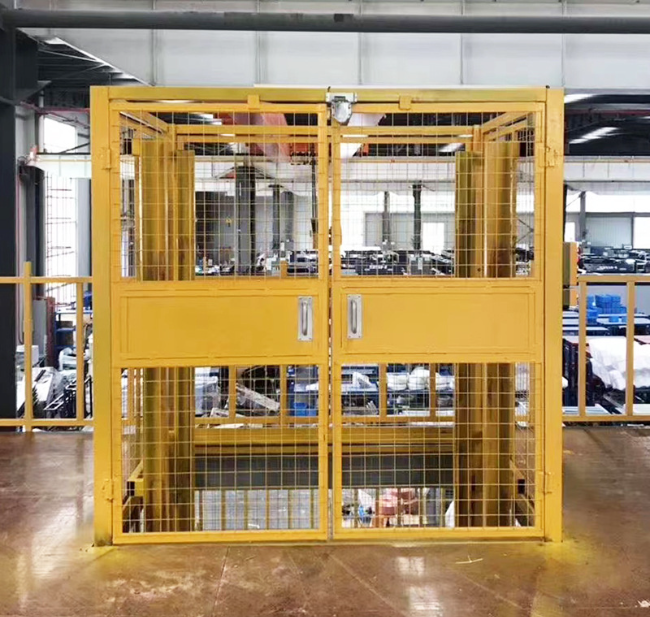 龙岩智能导轨式升降机亮相